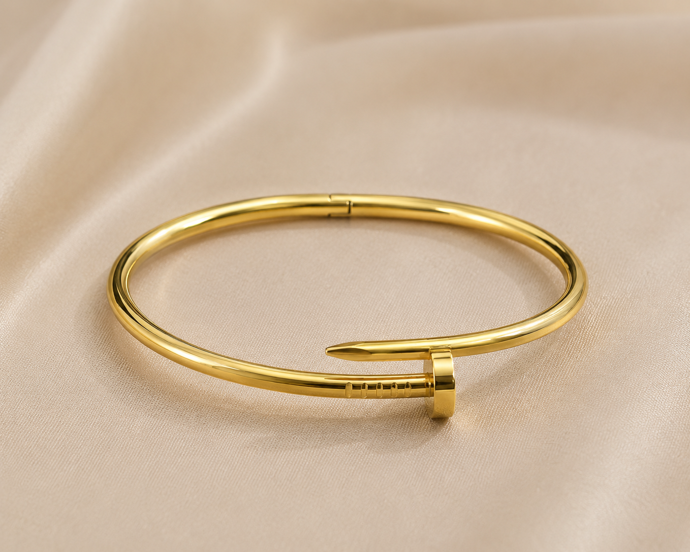 Luxury Golden Nail Bracelet