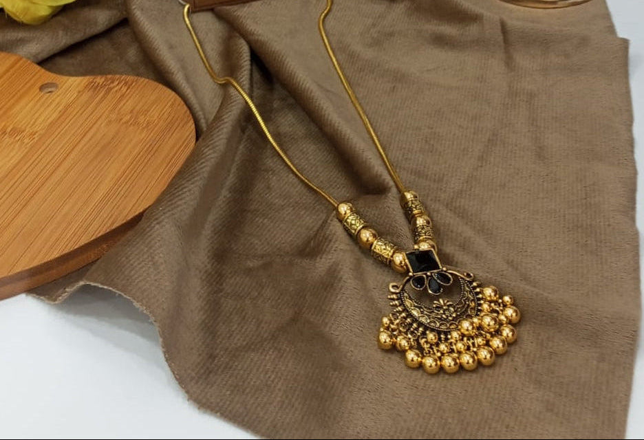 Traditional Ethnic Golden Necklace