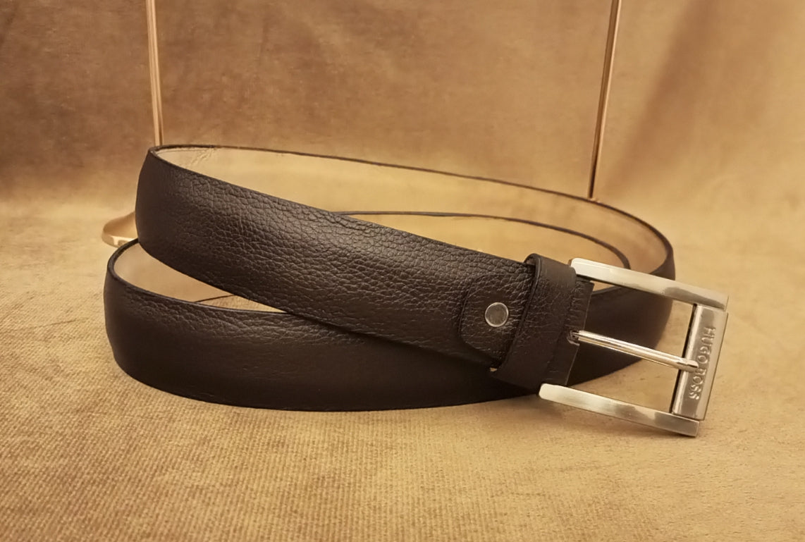 Premium Dark Brown Genuine Cow Leather Belt